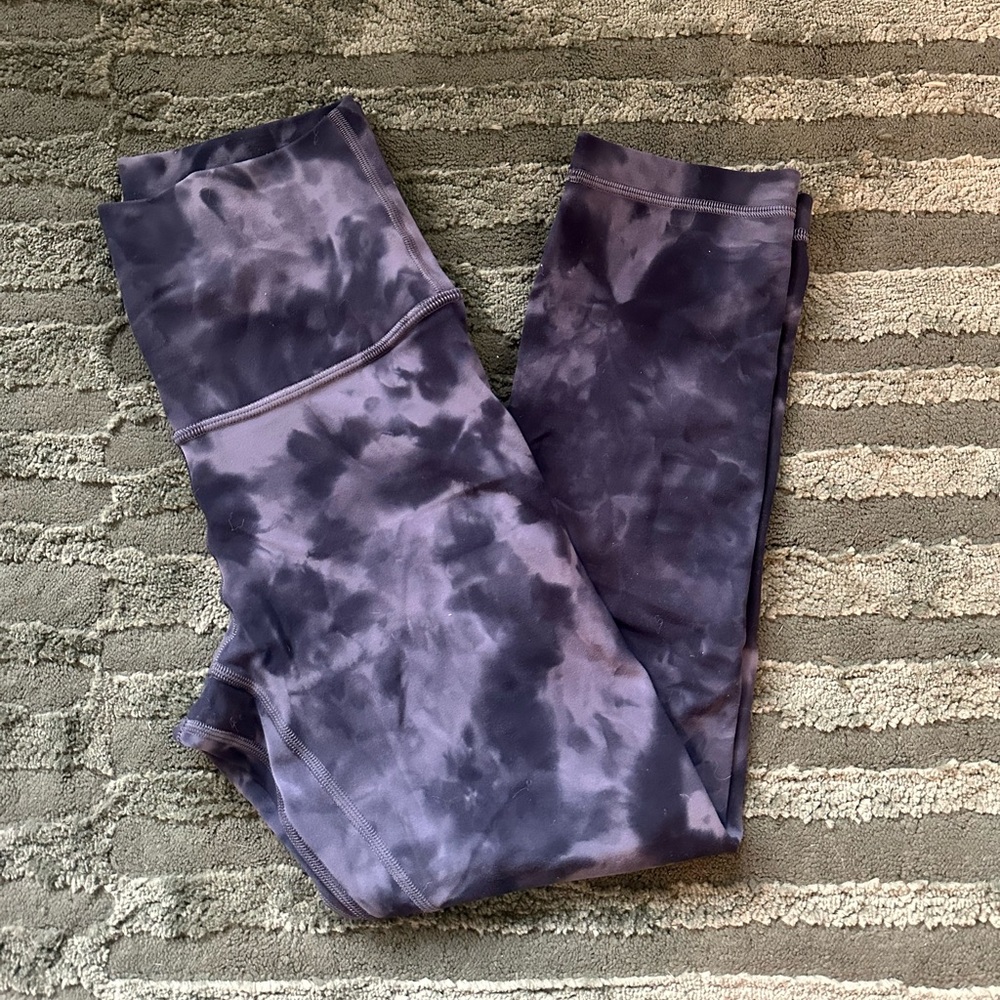 Lululemon Tie Dye Cropped Align Leggings